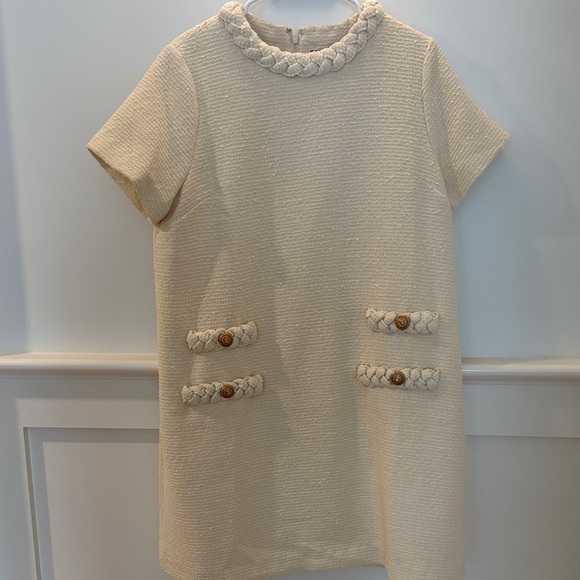 TUCKERNUT Jackie Cream Tweed Dress XL - Picture 2 of 11